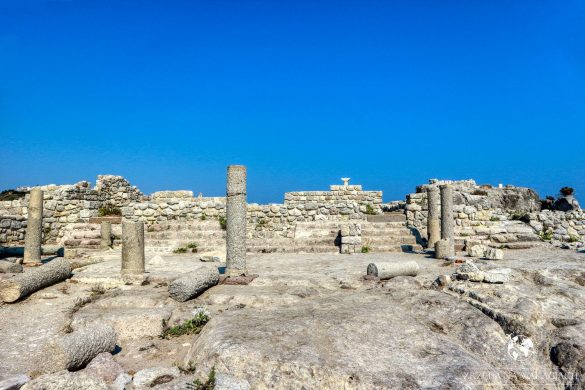 Agios Stefanos - plaża, kościół oraz ruiny bazyliki 41